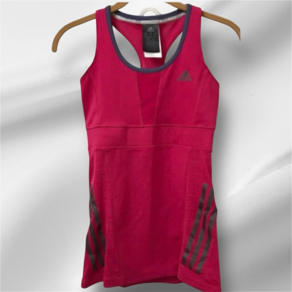 Adidas Women's Running Racerback Tank Top with Black Accents